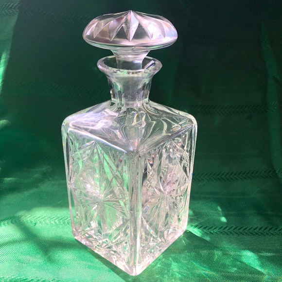 Crystal Decanter 24oz with 2"Stopper - Picture 1 of 6